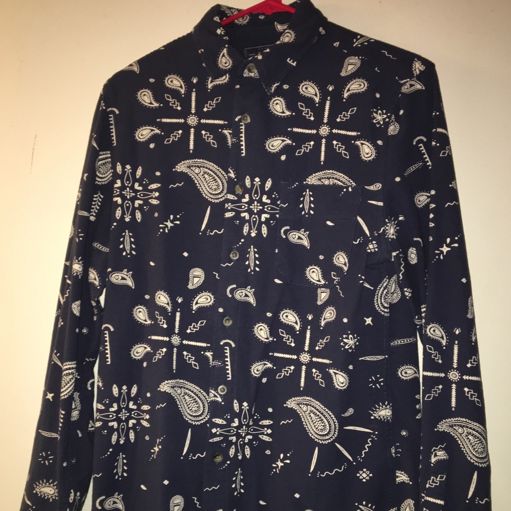 Topman Small Button Up Shirt RARE